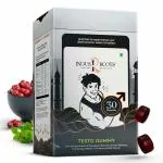 Indus Roots Testo Gummy for Men 30 Count | Fenugreek Extract, Korean Ginseng, Ginkgo Biloba & Zinc | Helps Improve Performance, Muscle Strength, Energy, Stamina & Overall Health