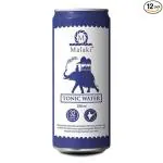 Malaki Tonic Water 250ml Each (Pack Of 1) 12 Can | Low Calorie | Extra Fizz |100% Natural Ingredients | Flavoured Drink | No Artificial Sweeteners