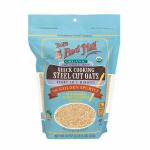 Bob's Red Mills Quick Cooking Steel Cut Oats 624gm | Whole Grain | Organic | Non-Gmo |ready in 7 minutes | Healthy breakfast cereal