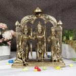 ARTVARKO Wedding And Engagement Brass Ram Darbar Statue - 11 inch