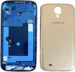 Imbi Samsung Galaxy S4 Gold Fiber Replacement Full Body With Side Button Full Panel