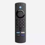 Crystonics Remote Control Compatible for Amazon Alexa Fire TV Stick 4K Max with Voice 3rd Gen - radio (RF) Amazon Fire TV Stick Remote Controller (Black) [Pairing Manual Will be Back Side Remote Control]