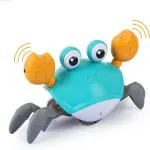 KTRS ENTERPRISE Crawling Crab Baby Musical Kids Toy with LED Lights & Rechargeable Battery