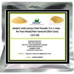 MGBN Gelatin With Lemon Peel Powder Mix 2 In 1 Use For Face Mask, Hair Removal Skin Care 125 gm