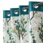 Flora Home Decora Net Transparent 6Ft Window Curtain for Home | Floral Curtains Drapes for Bedroom and Office Decor | Fancy Eyelet Curtains for Living Room 6 Feet, Pack of 4