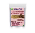 HARAYUG MULETHI POWDER - LICORICE ROOT POWDER - YASHTIMADHU - MULHATI - JETHIMADH - GLYCYRRHIZA GLABRA 300 GM