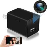 SIOVS PLUH77 Spy Camera with Video Audio Recording 1920 x 1080p 64 GB, 1 Channel HDMI (Black)