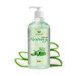 AMBANI HEALTH CARE Pure Aloe Vera Gel I Herbal Multipurpose Beauty Gel I No Parabens I Ideal for Skin, Face, Acne Scars, Hair Care, Moisturizer & Dark Circles I for All Types of Hair and skin (500g)