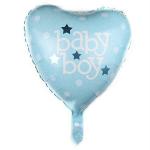 Hippity Hop Rubber Multicolor Baby Boy Printed Heart Shape Foil Balloon