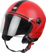 Virgo Trekker Red Motorbike Helmet - M