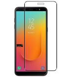 Shagya Black Tempered Glass Screen Protector With Wipes Kit For Samsung Galaxy J8 (Set Of 2)