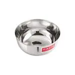 HAZEL Stainless Steel Serving Bowl | Steel Bowls For Soup, Salad, Ramen, Cereal | Steel Vati 600 ML
