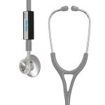 Life Line Diamond Stethoscope - Single Diaphragm Aluminum Matte Finish Chest Piece For Adult - 2-Way Tube
