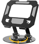 Tech Gear Tablet stands, adjustable tablet Clamp clip, multifunctional bracket Clamp stand with 360 degree rotatable base, foldable overhead mount stand, portable phone tablet holder for tablet devices monitor