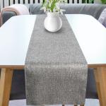 Faburaa Jute Table Runner for Dining and Centre Table (Grey, 12x72 Inch)