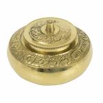 Spillbox Innovation LLP Handcrafted Brass Pooja Box / Brass Roli / Kumkum Puja Box / Dani Lid Holder / Dabbi / Sindoor box / Kumkum Pot
