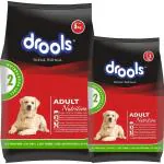 Drools 100 Percent Vegetarian Adult Dry Dog Food, 3 kg Plus 1.2 kg Free
