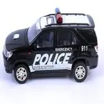 CENTY Toys Plastic Police Interceptor Fortune Pull Back Car, Number Of Pieces: 1, Black