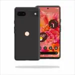 SUPER ME Google Pixel 6A Black Plastic Dust Proof Back Cover