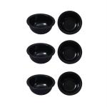 Caffeine Black Serving Bowl (Set Of 6)