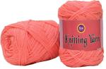 Simi Enterprise Peach Acrylic Ball Hand Knitting Wool, Art Craft Soft Fingering Crochet Hook Yarn, Needle Knitting Yarn Thread Dyed-Kb Art-Accc, 200 G