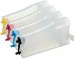 TECHNART Tri-Color Ink Cartridge CISS Tank Kit Universal for HP DeskJet F370, F380, F2120, F2179, F2180, F2235, F2275, 5610, J3606, J3608, J5508, PSC 1400 Printers