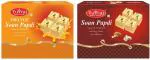 Yuvraj Orange and Elaichi Soan Papadi Patisa Sweets Box Pack (400 gm x 2)