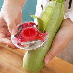 3 in 1 Multifunctional Rotating Vegetable & Fruit Peelers with 3 Blades Stainless Potato Peeler