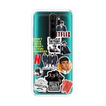 Emble Label Netflix Soft Silicone Case For Redmi Note 8 Pro ( TPU | Soft , Redmi Note 8 Pro | Multicolor )