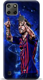 Swagr Blue Plastic Shock Proof Back Cover For Realme C25Y