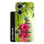 Snazzy Multicolor Silicon Shock Proof Back Cover for vivo V29e 5G