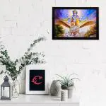 Ecraftindia Lord Vishnu Art Painting 35 X 27 cm