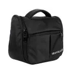 TRAVALATE Black Polyester Toiletry Travel Bags