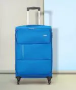 VIP Widget | Medium check-in Trolley | Soft Sided Luggage | Polyester | Blue