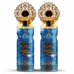 ST-JOHN Ameerah Zam Zam Long Lasting Perfumed Deodorant Spray - For Men & Women (400 ml, Pack of 2)