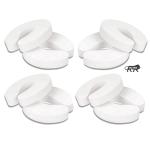 Kids Station Made in India Baby Proofing Finger Pinch Door Guard for Kids Safety Door Stopper Guard for Accidental Door Lock & Slamming for Child, Babies & Pet Safety (Pack of 8, White)