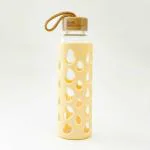 The Better Home Yellow Borosilicate Glass Water Bottle With Sleeve