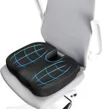 4V1 Memory Foam Coccydynia Cushion Coccyx Orthopedic Seat Cushion Coccyx Cushion for Relief from Lower Back, Sciatica, Tailbone, Lumbar Pain , Piles Hemorrhoids - UNISEX SAB16