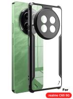 HUPSHY Back Cover for realme C65 5G (Black, Shock Proof)