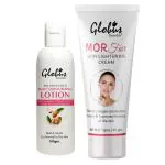 GLOBUS NATURALS Glow & Go Body Care Combo Daily Moisturzing Lotion & Morfair Cream