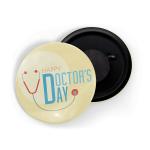 Dhcrafts Multicolor Metal Doctors Day D1 Printed Fridge Magnet, 5.8 Cm
