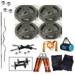 Body Maxx Cast Iron 40 Kg Cast Iron Home Gym Set