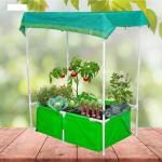 WNE Jaliwale Rectangle Grow Bags With Supporting Pvc Pipes 3x2x1ft