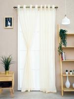Dallas Cream Sheer Curtain