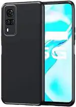 Newselect Vivo Y31, Vivo Y50A Black Rubber Back Cover