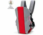 Chinmay Kids Grey Premium Baby Carrier Cum Kangaroo Bags Grey Baby Carrier Cum Kangaroo Bag Baby Carrie (LINE) (Red) Baby Carrier