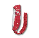 Victorinox Swiss Army Knife - Hunter Pro Alox - 4 Functions, Multitool for Outdoors, Red - 136 mm
