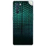 GADGETSWRAP Printed Vinyl Skin Sticker for Oppo Reno 6 Pro - Structure Light Dots Dark Glitter