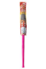 Gleam Mate Multicolor Natural Garo Hills Grass, Plastic Chaka Chak Pro Broom Stick For Cleaning No Dust Floor Eco-Friendly Handle Jumbo (Pack Of 2)