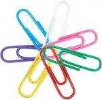 REDGE Color Paper Clip, Paper U Clip Color Clip for for Paper Arrangement in Office & School Project Size 30 mm Qty. 100